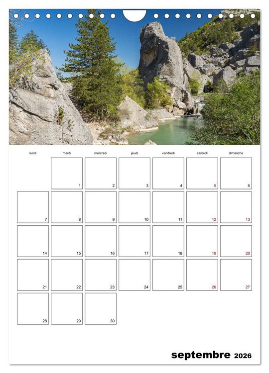 Produktbild: Le sud du Vercors, paysages (Calendrier mural 2026 DIN A4 horizontal), CALVENDO calendrier mensuel