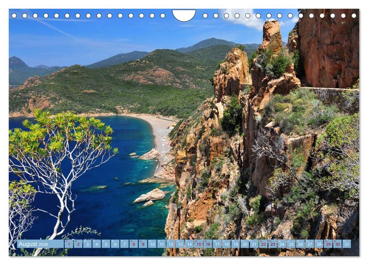 Produktbild: Korsika &ndash; die Perle im Mittelmeer (Wandkalender 2026 DIN A4 quer), CALVENDO Monatskalender