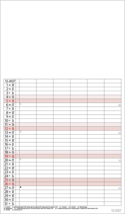 Produktbild: FMB Familienplaner XL 2027