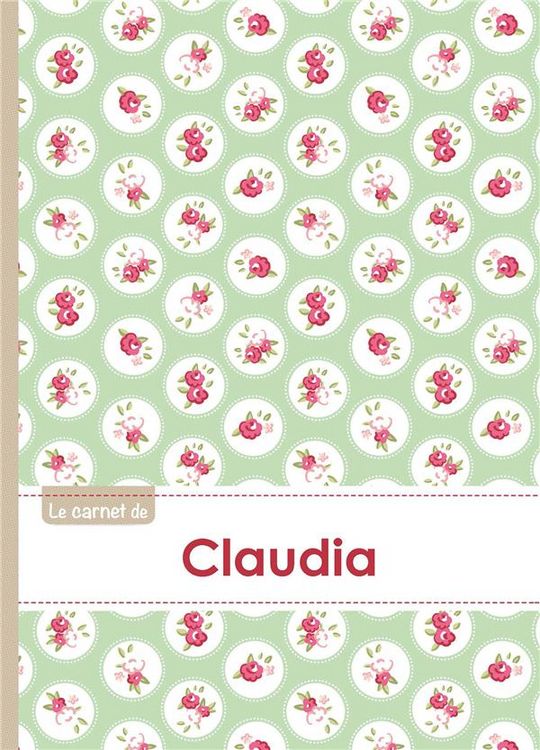 Produktbild: Le carnet de claudia lignes, 96p,
