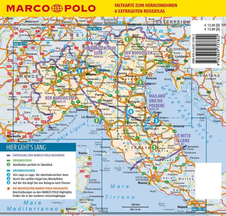 Produktbild: MARCO POLO Reisef&uuml;hrer Italien Nord