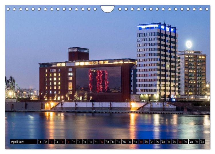 Produktbild: Mannheim Modern. Zeitgen&ouml;ssische Architektur in der Quadratestadt. (Wandkalender 2026 DIN A4 quer), CALVENDO Monatskalender