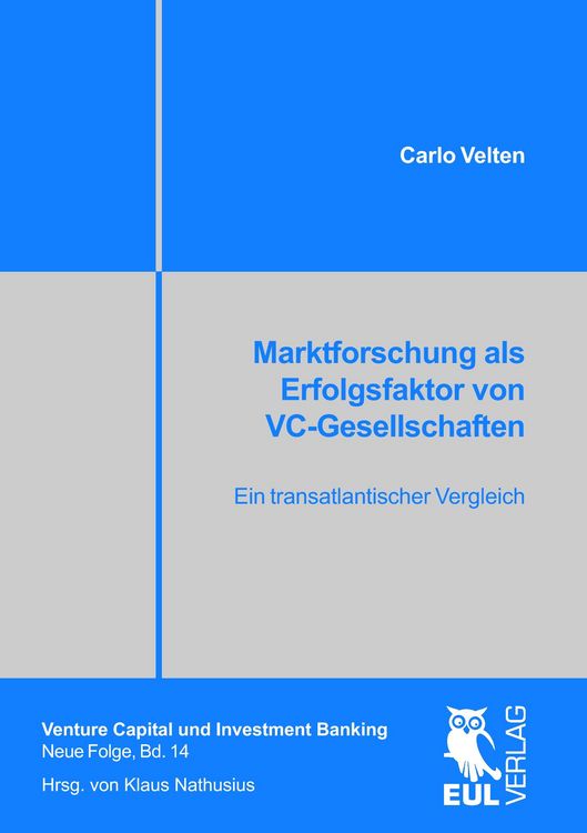 Produktbild: Marktforschung als Erfolgsfaktor von VC-Gesellschaften