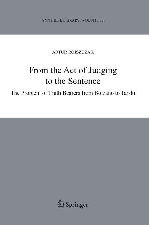 Produktbild: From the Act of Judging to the Sentence
