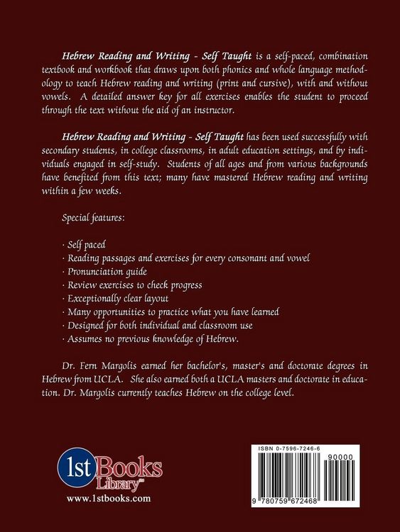 Produktbild: Hebrew Reading and Writing
