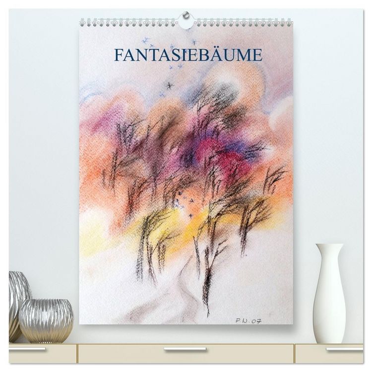 Produktbild: Fantasieb&auml;ume (hochwertiger Premium Wandkalender 2026 DIN A2 hoch), Kunstdruck in Hochglanz