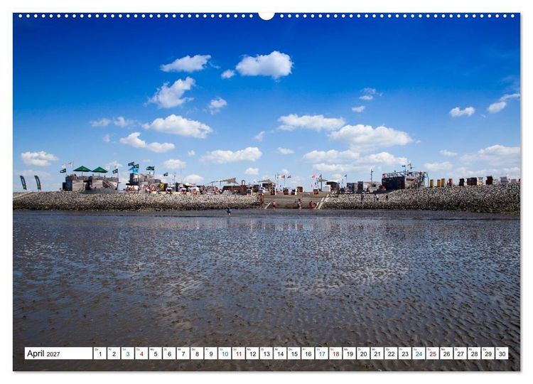 Produktbild: Die deutsche Nordseek&uuml;ste (hochwertiger Premium Wandkalender 2027 DIN A2 quer), Kunstdruck in Hochglanz