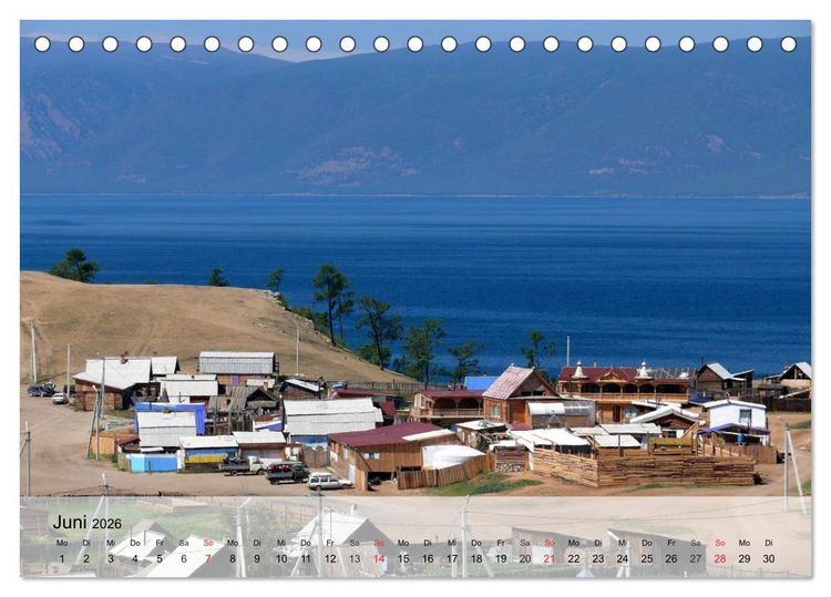 Produktbild: Olchon - Insel im Baikalsee (Tischkalender 2026 DIN A5 quer), CALVENDO Monatskalender