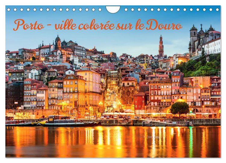 Produktbild: Porto - ville color&eacute;e sur le Douro (Calendrier mural 2026 DIN A4 vertical), CALVENDO calendrier mensuel