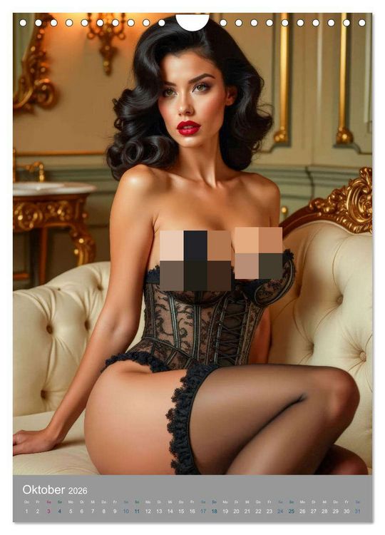 Produktbild: Pinup-Diven (Wandkalender 2026 DIN A4 hoch), CALVENDO Monatskalender