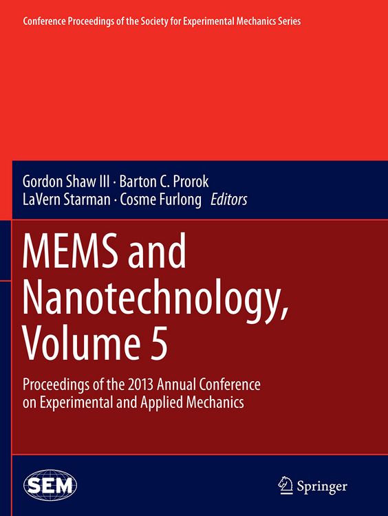 Produktbild: MEMS and Nanotechnology, Volume 5