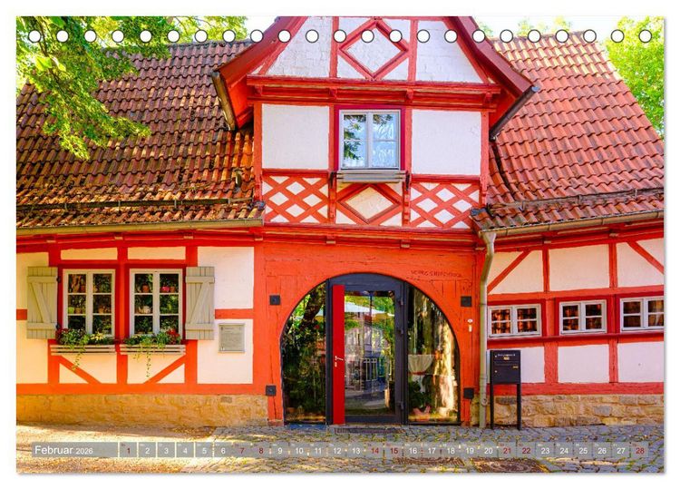 Produktbild: Ein Blick auf Nordhausen am Harz (Tischkalender 2026 DIN A5 quer), CALVENDO Monatskalender