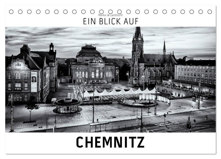Produktbild: Ein Blick auf Chemnitz (Tischkalender 2026 DIN A5 quer), CALVENDO Monatskalender
