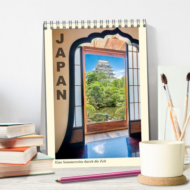 Produktbild: Japan - eine Sommerreise durch die Zeit (Tischkalender 2026 DIN A5 hoch), CALVENDO Monatskalender