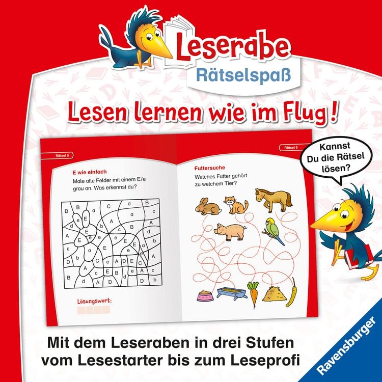 Produktbild: Leserabe R&auml;tselspa&szlig; - Abc-R&auml;tsel zum Lesenlernen (1. Lesestufe)