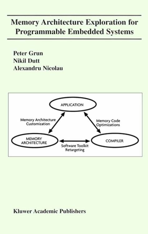 Produktbild: Memory Architecture Exploration for Programmable Embedded Systems