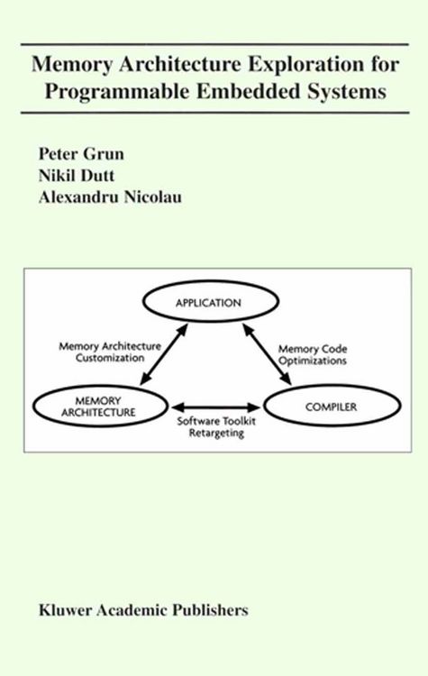Produktbild: Memory Architecture Exploration for Programmable Embedded Systems