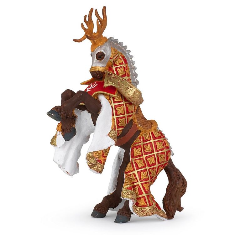Produktbild: Spielfigur Pferd des Waffenmeister Hirsch 9cm