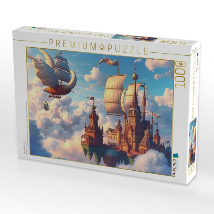 Produktbild: CALVENDO Puzzle Himmelskarawane | 1000 Teile Lege-Gr&ouml;&szlig;e 64x48cm Foto-Puzzle f&uuml;r gl&uuml;ckliche Stunden