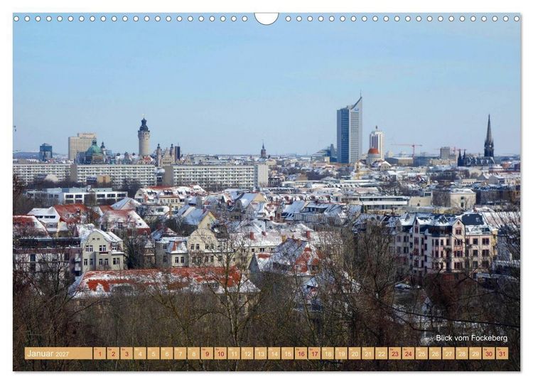 Produktbild: Mein Leipzig lob ich mir... (Wandkalender 2027 DIN A3 quer), CALVENDO Monatskalender