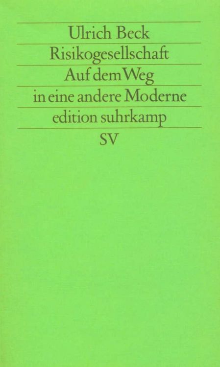 Produktbild: Risikogesellschaft