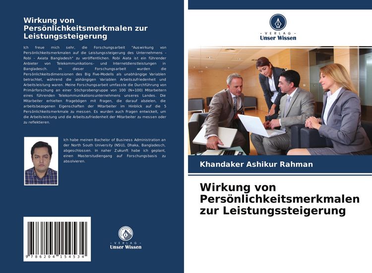 Produktbild: Wirkung von Pers&ouml;nlichkeitsmerkmalen zur Leistungssteigerung