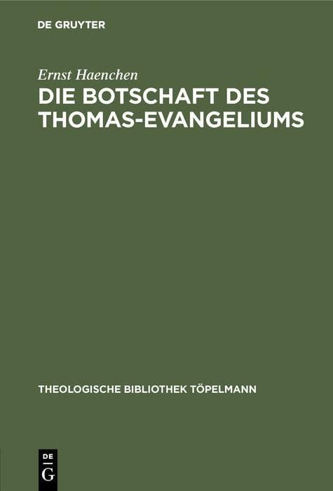 Produktbild: Die Botschaft des Thomas-Evangeliums
