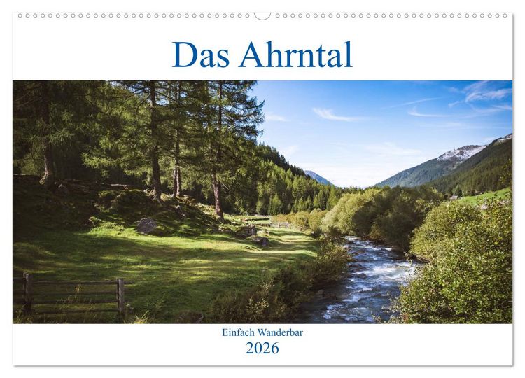 Produktbild: Das Ahrntal (Wandkalender 2026 DIN A2 quer), CALVENDO Monatskalender