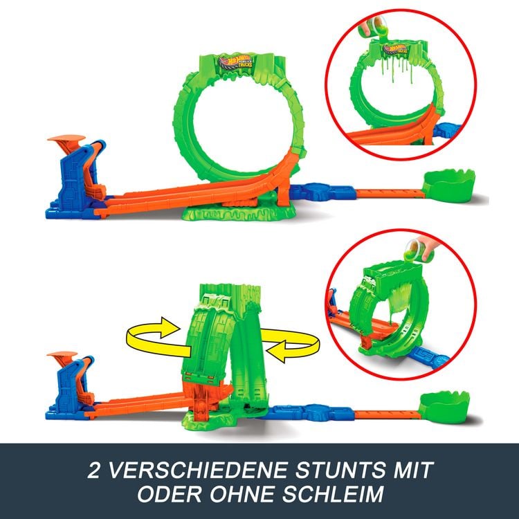 Produktbild: Hot Wheels Monster Trucks Mutant Chaos, Spielset Loop-Challenge mit Wreckin&rsquo; W