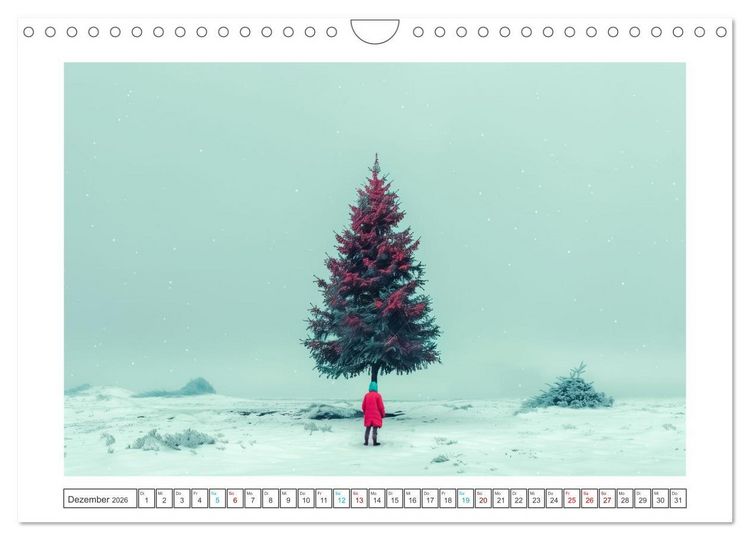 Produktbild: Verzerrte Wirklichkeiten (Wandkalender 2026 DIN A4 quer), CALVENDO Monatskalender