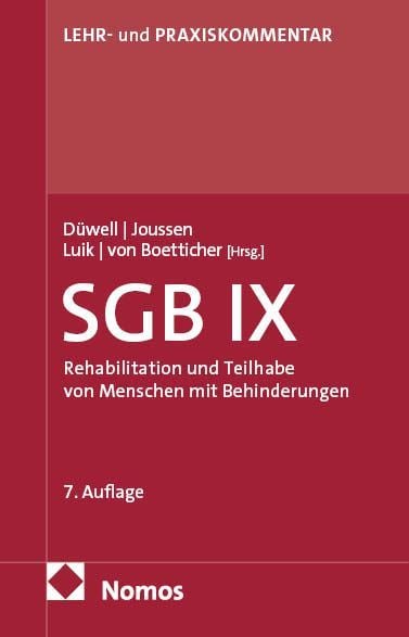 Produktbild: Sozialgesetzbuch IX: SGB IX