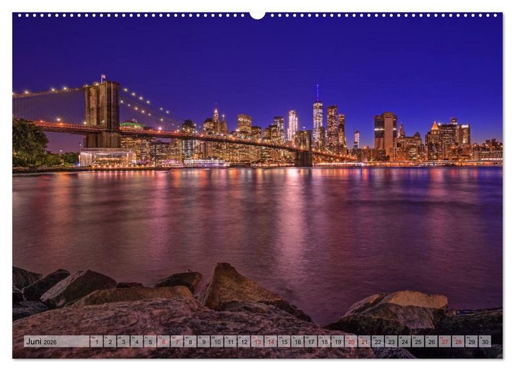 Produktbild: Faszination Br&uuml;cken (Wandkalender 2026 DIN A2 quer), CALVENDO Monatskalender
