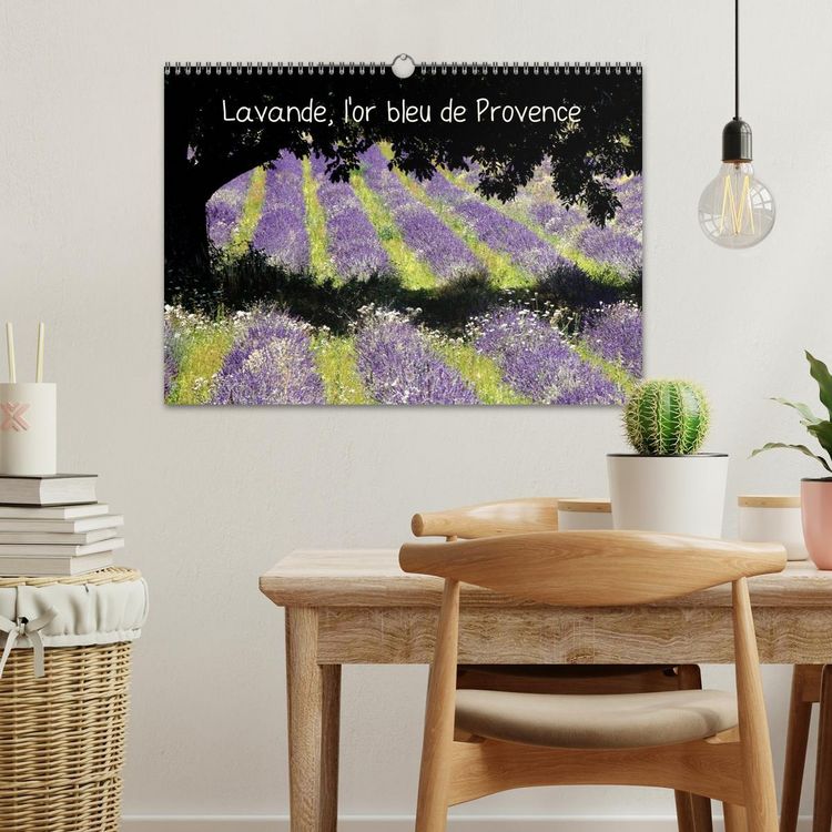 Produktbild: Lavande, l'or bleu de Provence (Calendrier mural 2026 DIN A3 vertical), CALVENDO calendrier mensuel