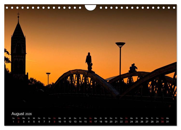 Produktbild: Freiburger Impressionen (Wandkalender 2026 DIN A4 quer), CALVENDO Monatskalender