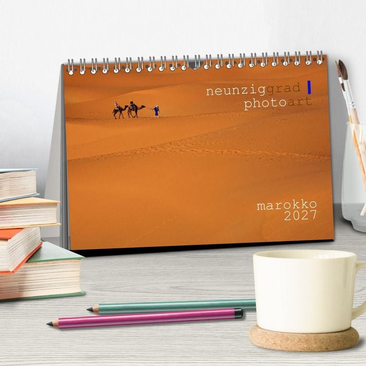 Produktbild: neunziggrad I photoart: marokko (Tischkalender 2027 DIN A5 quer), CALVENDO Monatskalender