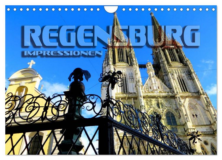 Produktbild: REGENSBURG - Impressionen (Wandkalender 2026 DIN A4 quer), CALVENDO Monatskalender