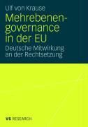 Produktbild: Mehrebenengovernance in der EU