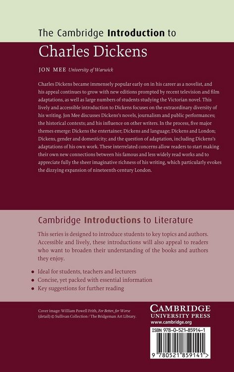 Produktbild: The Cambridge Introduction to Charles Dickens