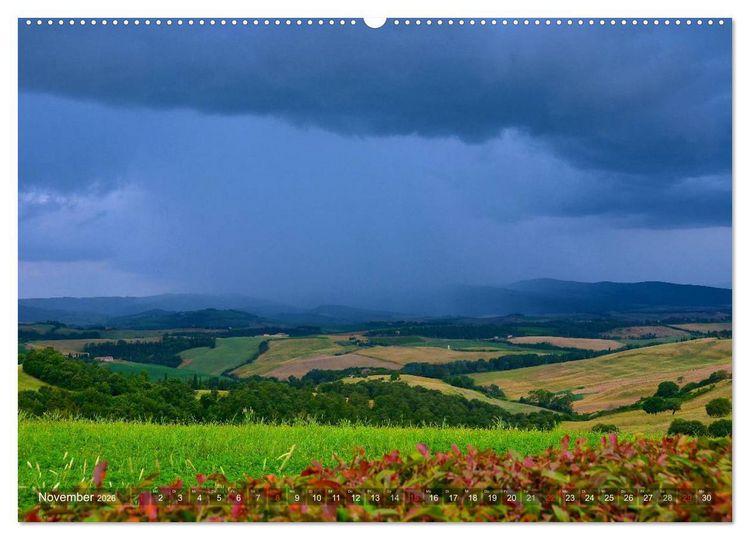 Produktbild: Toskana &ndash; Magie der Farben (Wandkalender 2026 DIN A2 quer), CALVENDO Monatskalender