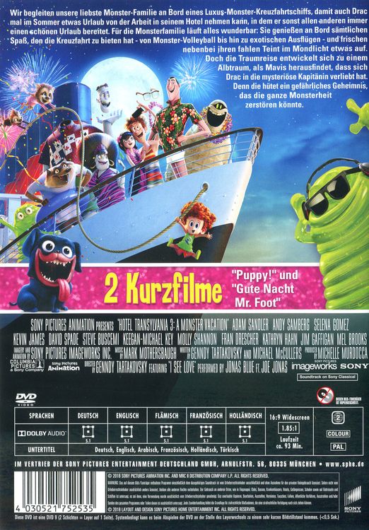 Produktbild: Hotel Transsilvanien 3 - Ein Monster Urlaub