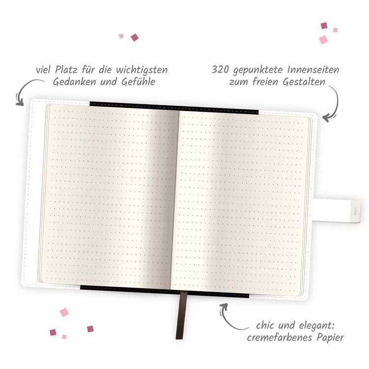 Produktbild: Tr&ouml;tsch Tagebuch mit Zahlenschloss Flowers