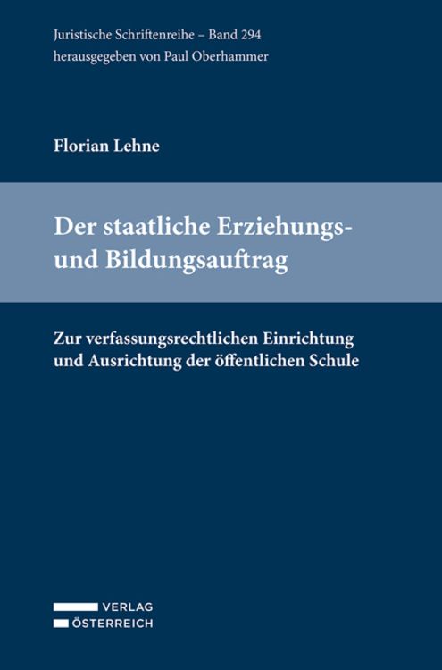 Produktbild: Der staatliche Erziehungs- und Bildungsauftrag