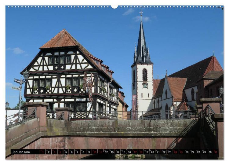 Produktbild: Badisch sympathisch Weingarten (hochwertiger Premium Wandkalender 2026 DIN A2 quer), Kunstdruck in Hochglanz