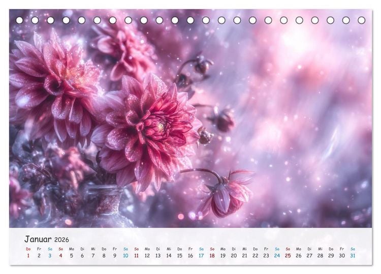 Produktbild: Florale Kompositionen (Tischkalender 2026 DIN A5 quer), CALVENDO Monatskalender
