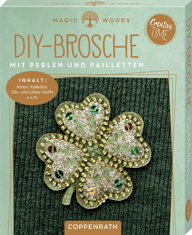 Produktbild: DIY-Broschen mit Perlen und Pailletten