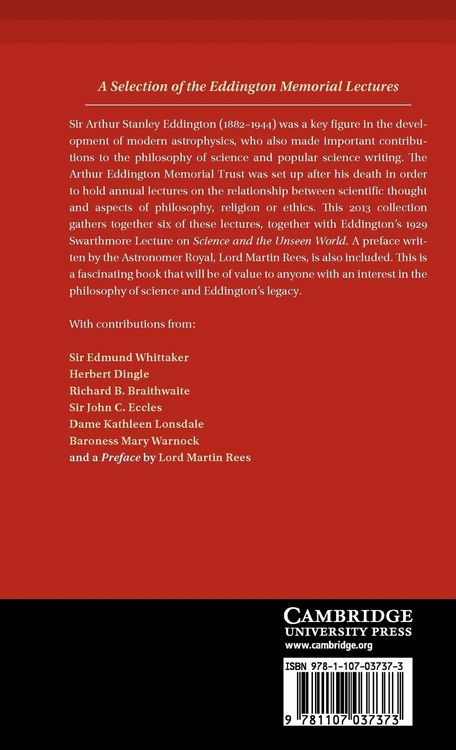 Produktbild: A.S. Eddington and the Unity of Knowledge