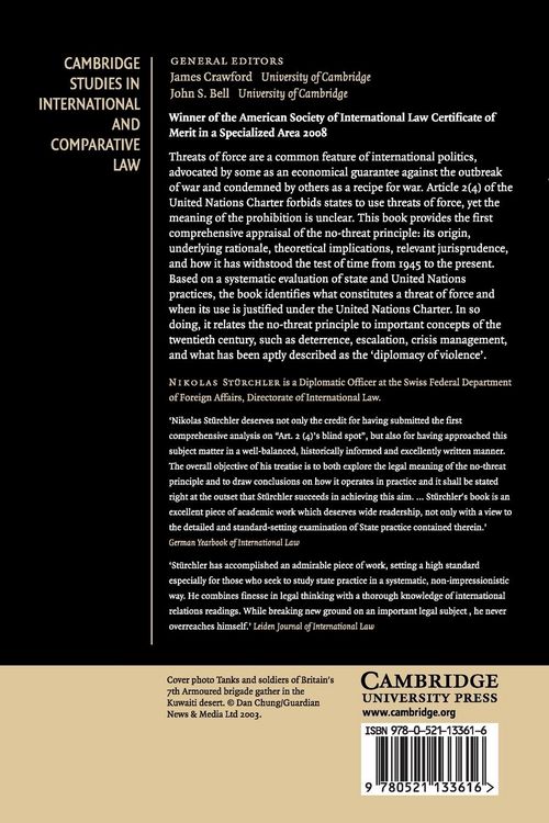 Produktbild: The Threat of Force in International Law