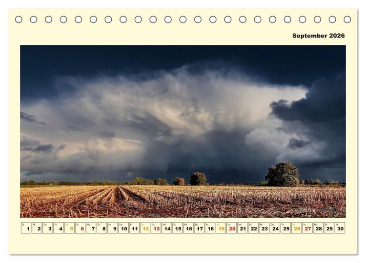 Produktbild: Unser Land im Norden (Tischkalender 2026 DIN A5 quer), CALVENDO Monatskalender