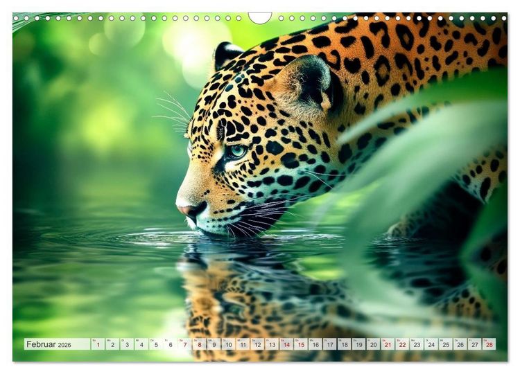 Produktbild: Wildes Leben im Regenwald (Wandkalender 2026 DIN A3 quer), CALVENDO Monatskalender