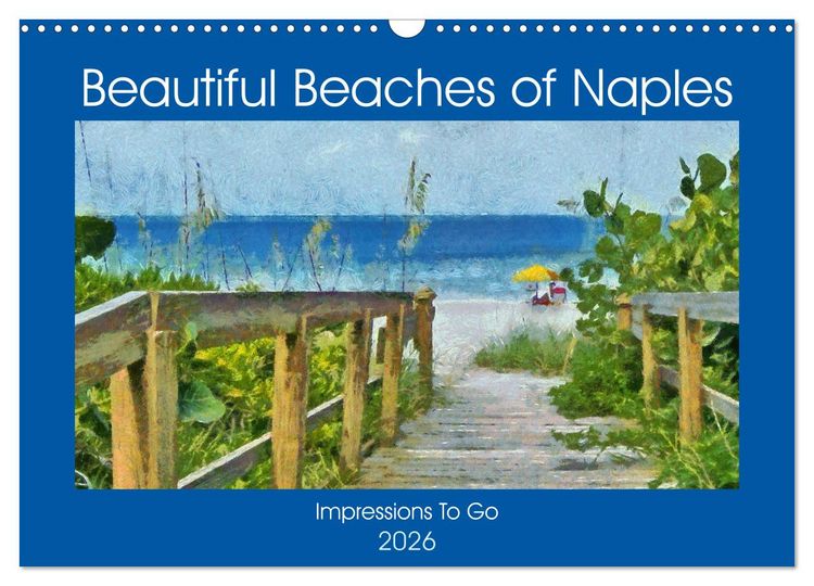 Produktbild: Beautiful Beaches Of Naples (Wall Calendar 2026 DIN A3 landscape), CALVENDO 12 Month Wall Calendar